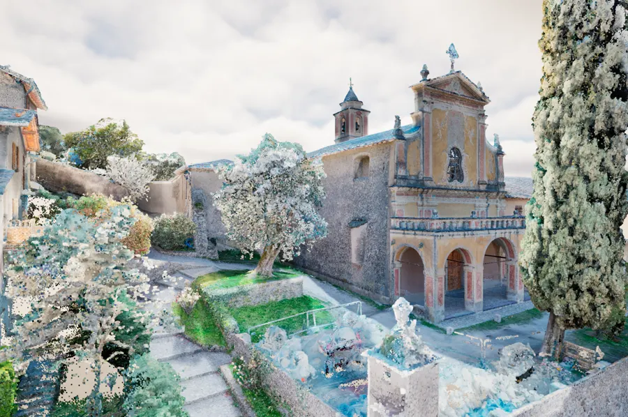 Le modèle texturé, Monastère de Saorge