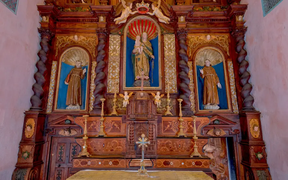 Retable du Monastère de Saorge : texture photoréaliste