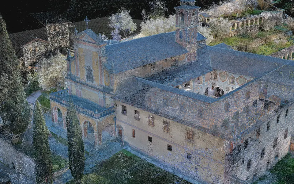 Nuage de points du Monastère de Saorge